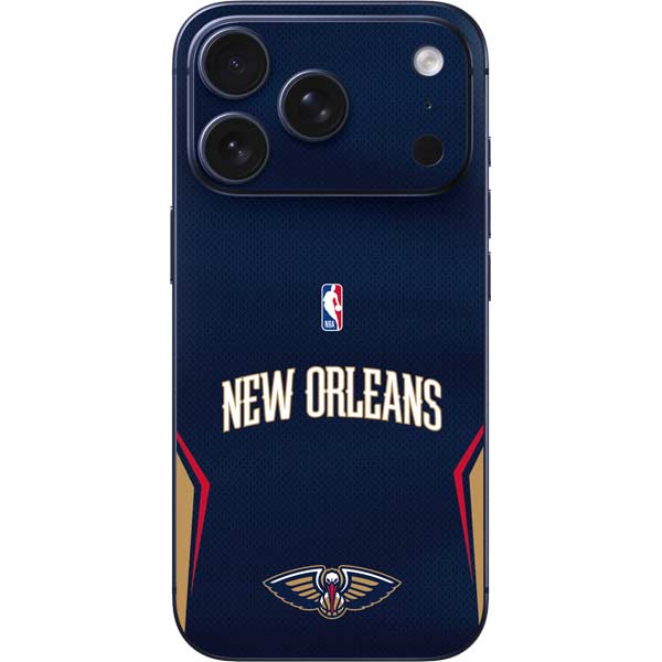NBA New Orleans Pelicans Jersey iPhone 17 Pro Skin