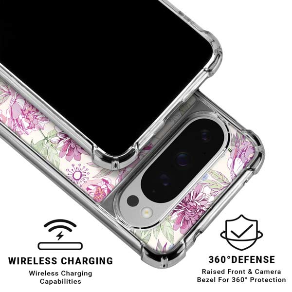 Peony Google Pixel 10 Pro XL Clear Case