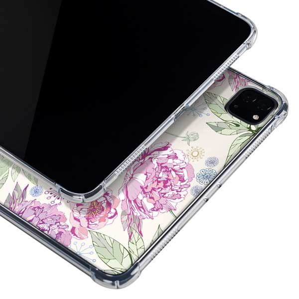 Peony iPad Pro 11in (2024) Clear Case