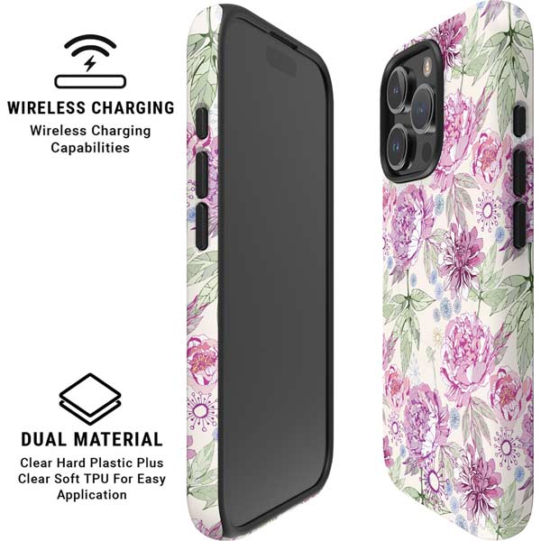 Peony iPhone 16 Pro Max Magsafe Impact Case