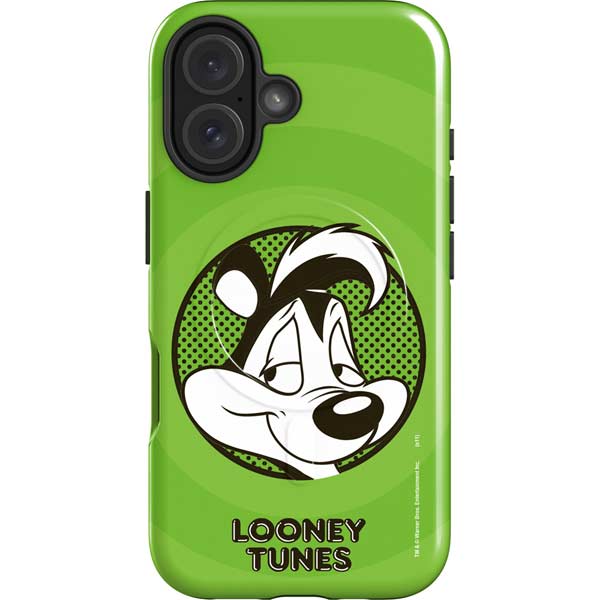Looney Tunes Pepe Le Pew Full iPhone 16 Magsafe Impact Case