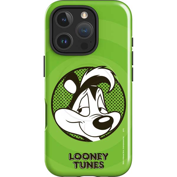 Looney Tunes Pepe Le Pew Full iPhone 16 Pro Magsafe Impact Case