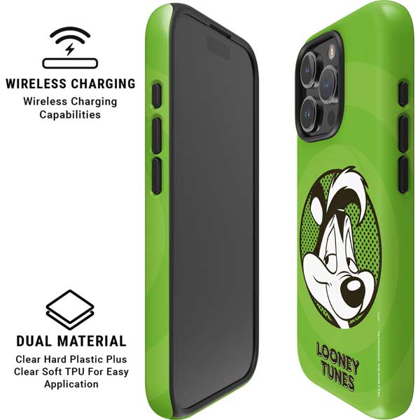 Looney Tunes Pepe Le Pew Full iPhone 16 Pro Magsafe Impact Case