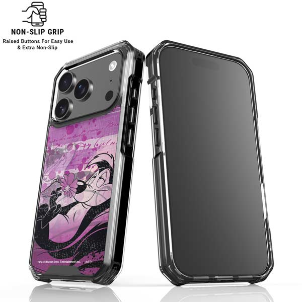 Looney Tunes Pepe Le Pew Purple Romance iPhone 17 Pro Max MagSafe Case