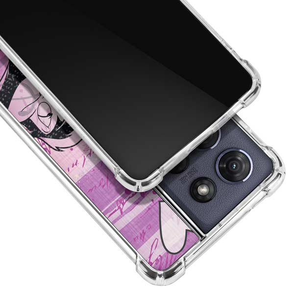 Looney Tunes Pepe Le Pew Purple Romance Moto G 5G (2025) Clear Case