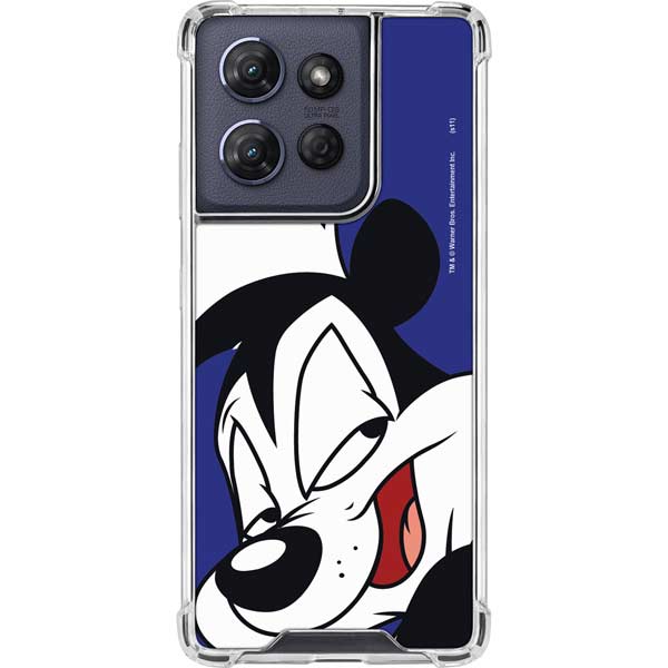 Looney Tunes Pepe Le Pew Zoomed In Moto G 5G (2025) Clear Case