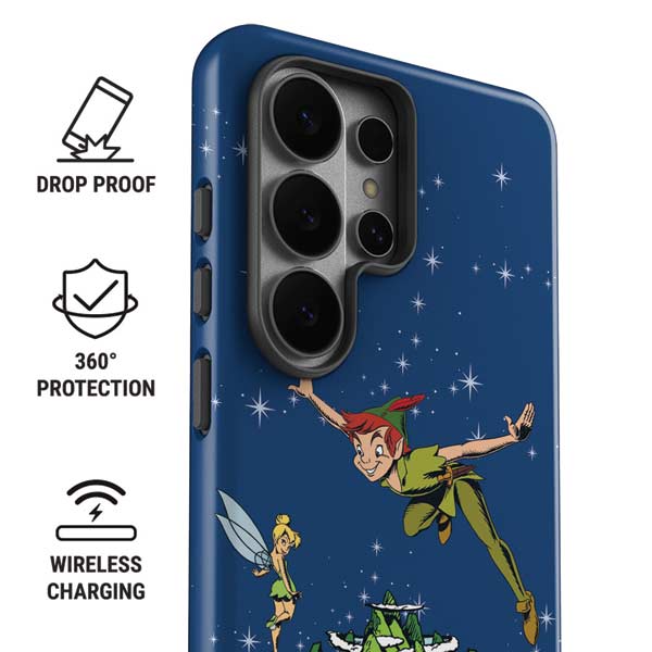 Disney Peter Pan and Tinker Bell in Neverland Galaxy S26 Ultra Impact Case