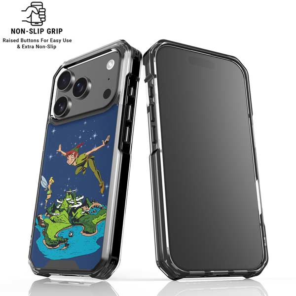 Disney Peter Pan and Tinker Bell in Neverland iPhone 17 Pro Clear Case