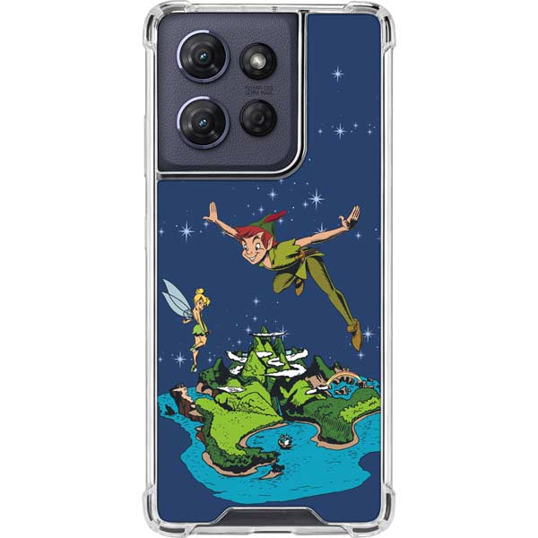 Disney Peter Pan and Tinker Bell in Neverland Moto G 5G (2025) Clear Case