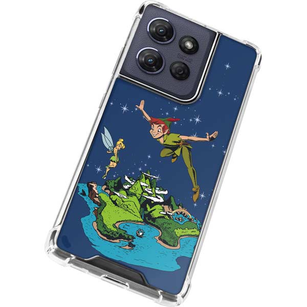 Disney Peter Pan and Tinker Bell in Neverland Moto G 5G (2025) Clear Case
