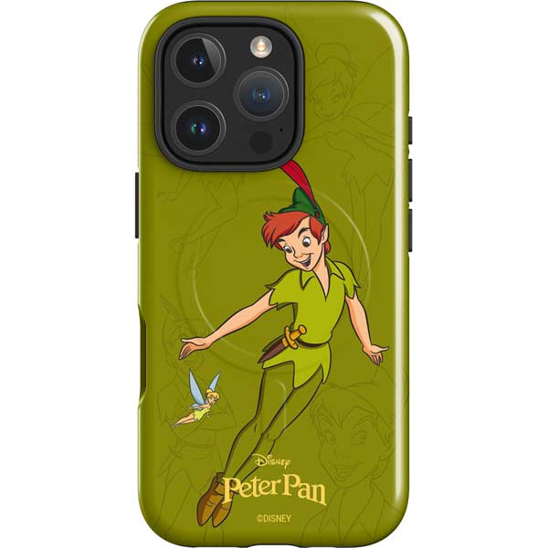 Disney Peter Pan and Tinker Bell Portrait iPhone 16 Pro Magsafe Impact Case