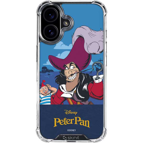 Disney Peter Pan Captain Hook and Smee iPhone 17 Clear Case