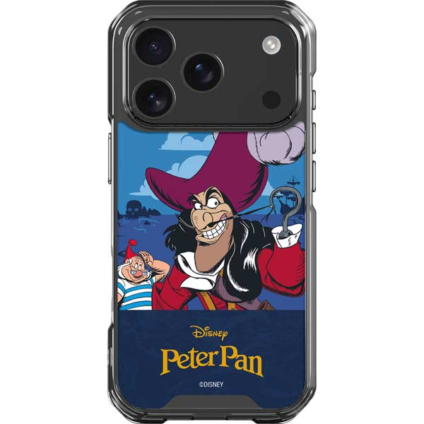 Disney Peter Pan Captain Hook and Smee iPhone 17 Pro Clear Case