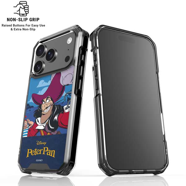Disney Peter Pan Captain Hook and Smee iPhone 17 Pro Clear Case