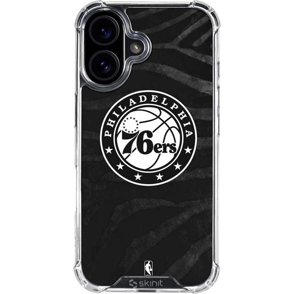NBA Philadelphia 76ers Animal Print iPhone 17 Clear Case