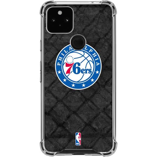 NBA Philadelphia 76ers Black Rust Pixel Cases