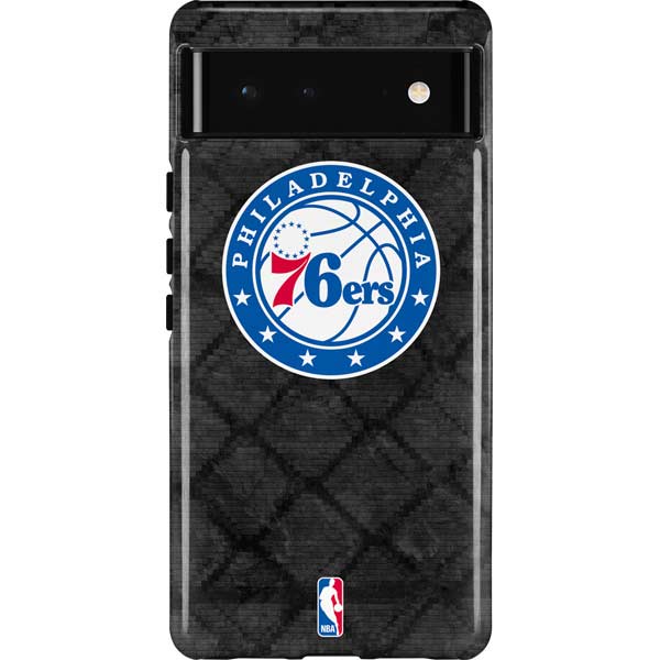 NBA Philadelphia 76ers Black Rust Pixel Cases
