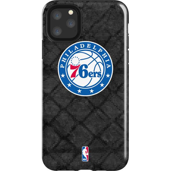 NBA Philadelphia 76ers Black Rust iPhone Cases