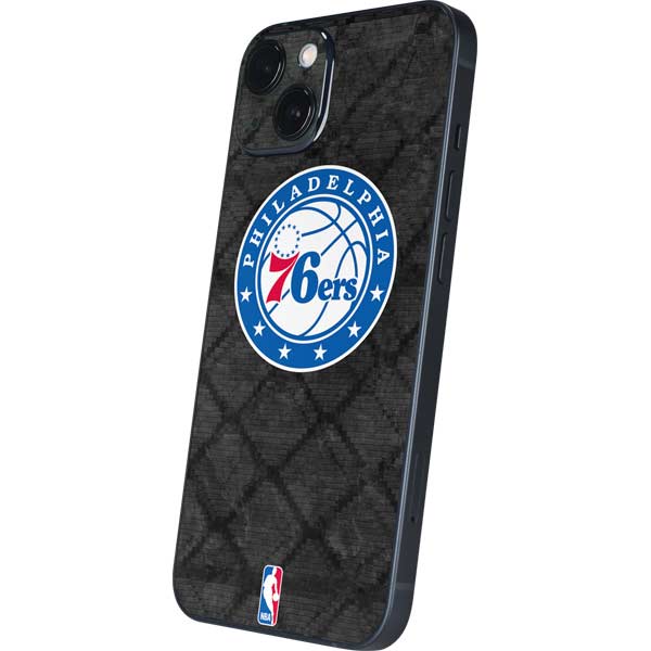 NBA Philadelphia 76ers Black Rust iPhone Skins