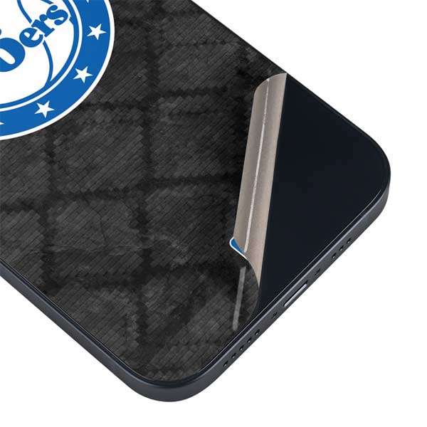 NBA Philadelphia 76ers Black Rust iPhone Skins