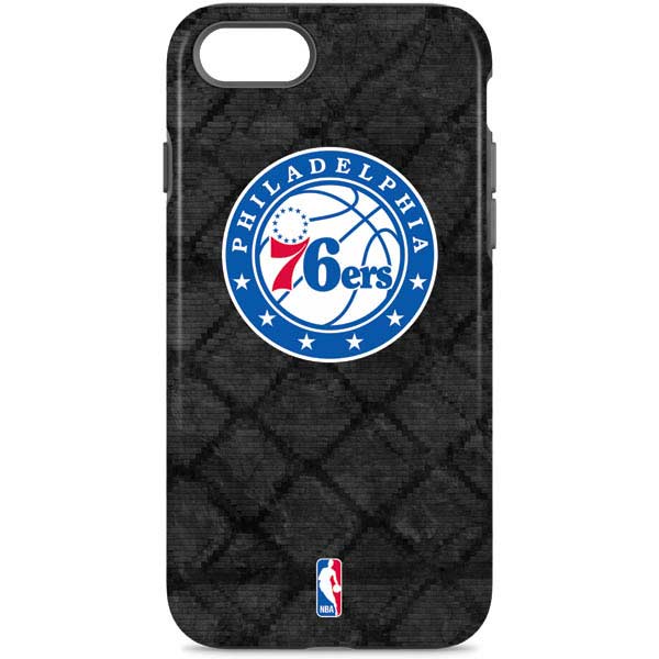 NBA Philadelphia 76ers Black Rust iPhone Cases