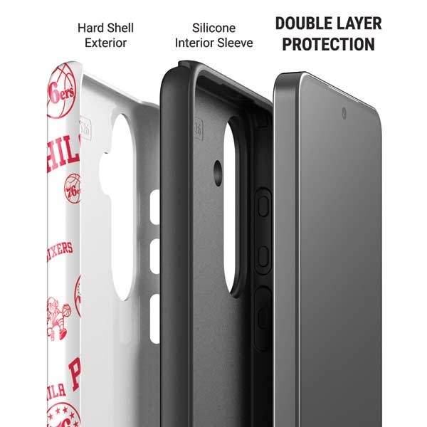 NBA Philadelphia 76ers Blast Galaxy S26 Plus Impact Case