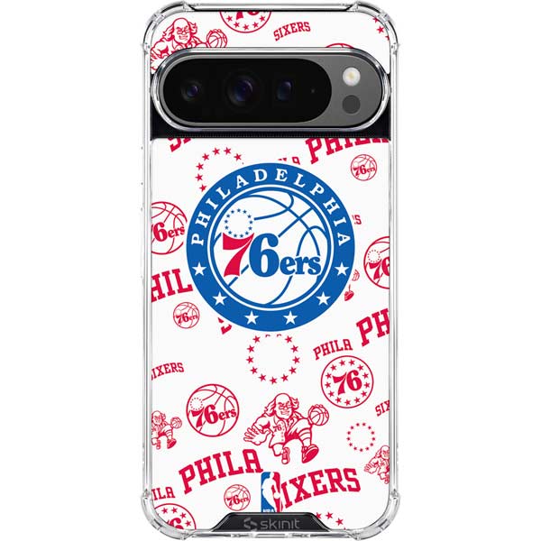 NBA Philadelphia 76ers Blast Google Pixel 10 Pro XL Clear Case