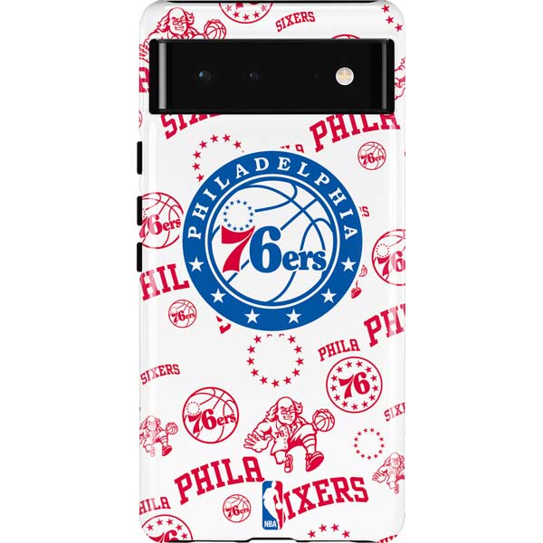 NBA Philadelphia 76ers Blast Pixel Cases