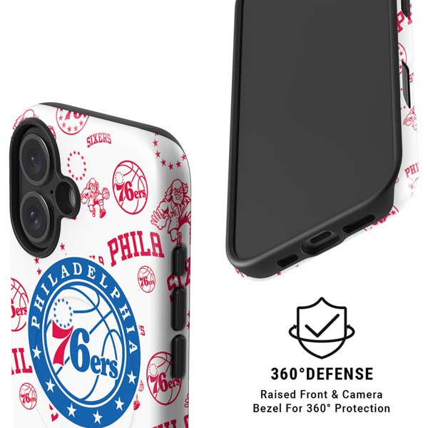 NBA Philadelphia 76ers Blast iPhone 16 Plus Magsafe Impact Case