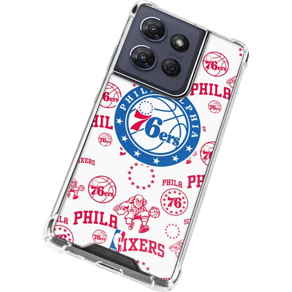 NBA Philadelphia 76ers Blast Moto G Power 5G (2025) Clear Case