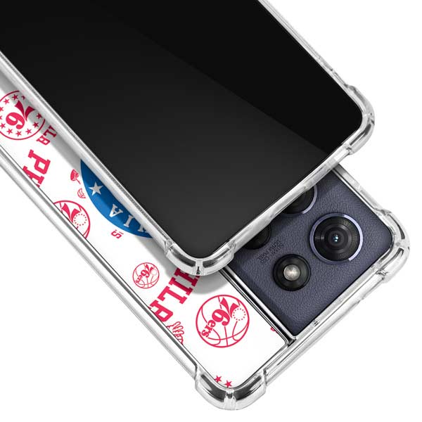 NBA Philadelphia 76ers Blast Moto G Stylus 5G (2025) Clear Case