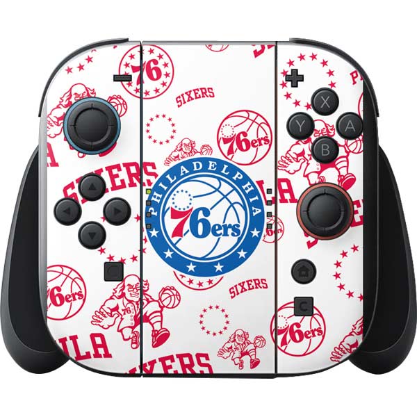 NBA Philadelphia 76ers Blast Nintendo Switch 2 (2025) with Joy-Con Skin