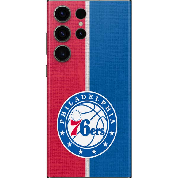 NBA Philadelphia 76ers Canvas Split Galaxy Skins