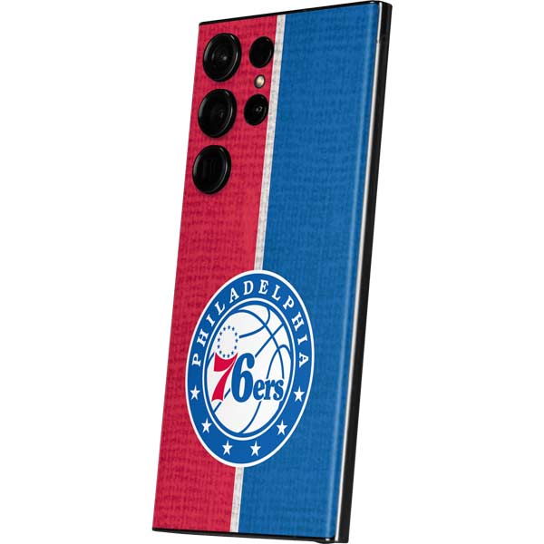 NBA Philadelphia 76ers Canvas Split Galaxy Skins