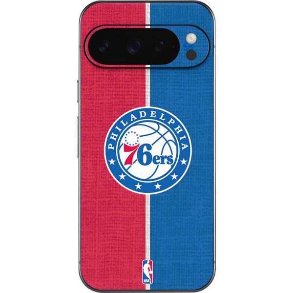 NBA Philadelphia 76ers Canvas Split Google Pixel 10 Pro XL Skin