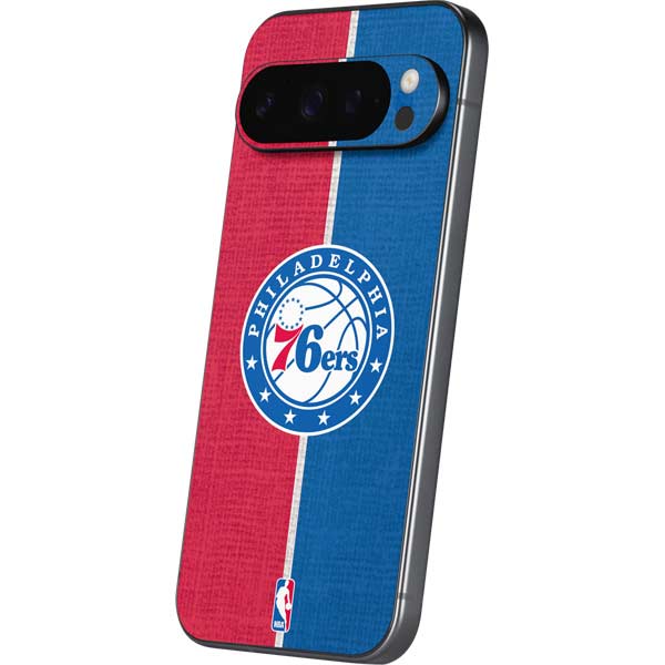 NBA Philadelphia 76ers Canvas Split Google Pixel 10 Pro XL Skin