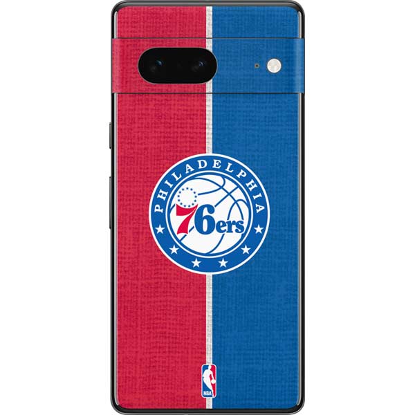 NBA Philadelphia 76ers Canvas Split Pixel Skins