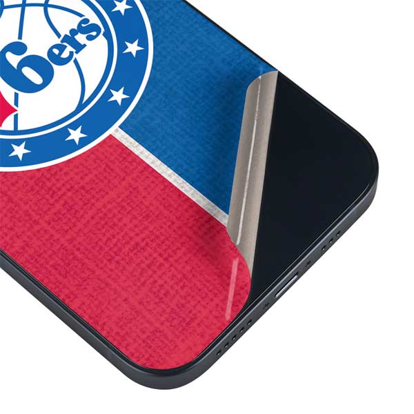 NBA Philadelphia 76ers Canvas Split iPhone Skins