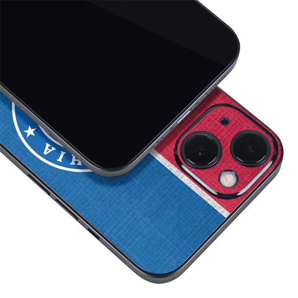 NBA Philadelphia 76ers Canvas Split iPhone Skins