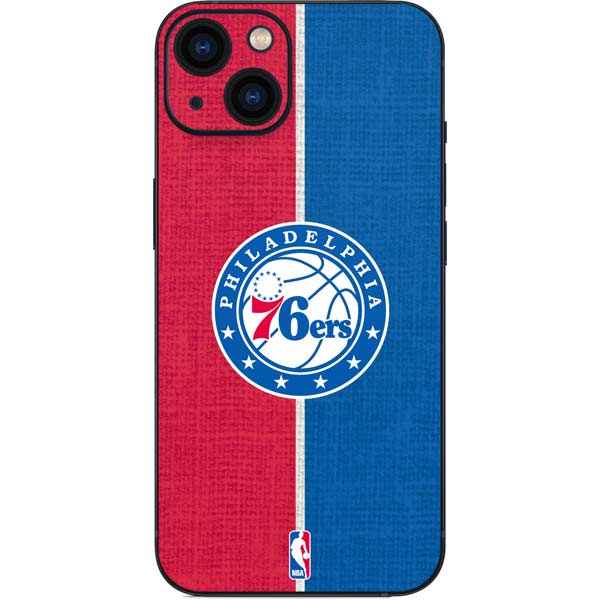 NBA Philadelphia 76ers Canvas Split iPhone Skins