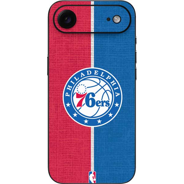 NBA Philadelphia 76ers Canvas Split iPhone 17 Air Skin