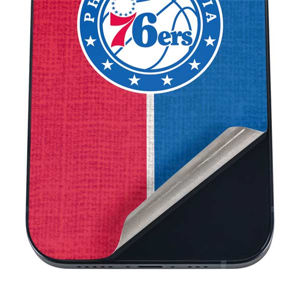 NBA Philadelphia 76ers Canvas Split iPhone 17 Air Skin