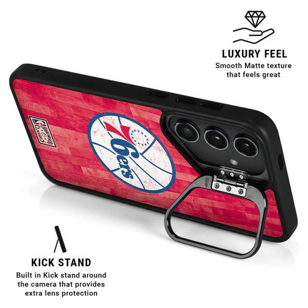 NBA Philadelphia 76ers Hardwood Classics Galaxy S26 Ultra Kickstand Case