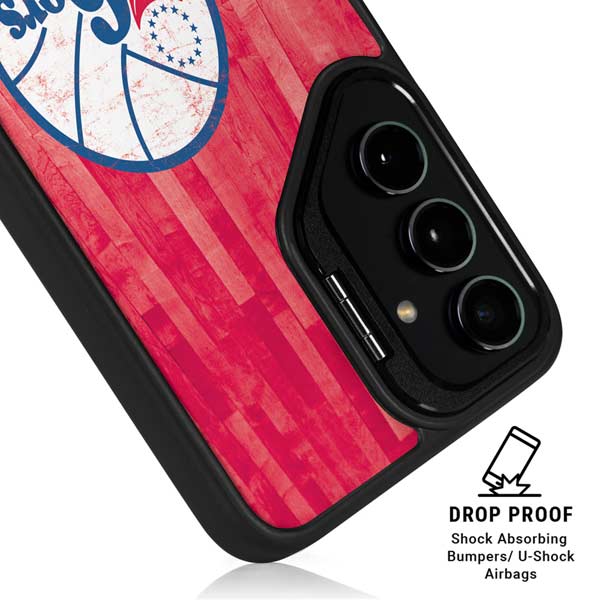 NBA Philadelphia 76ers Hardwood Classics Galaxy S26 Ultra Kickstand Case
