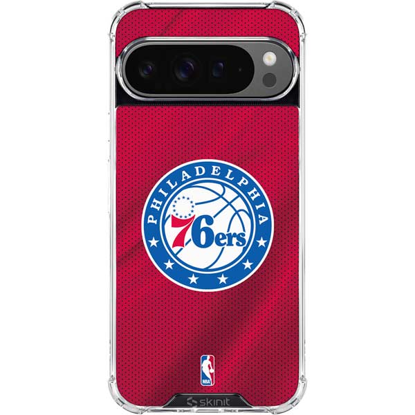 NBA Philadelphia 76ers Jersey Google Pixel 10 Pro Clear Case