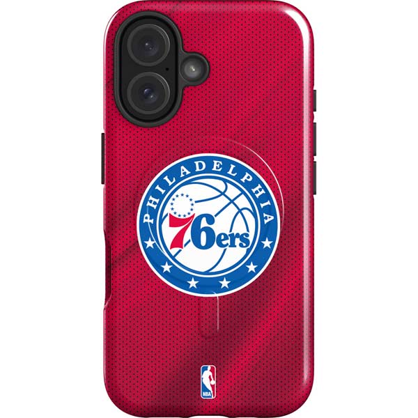 NBA Philadelphia 76ers Jersey iPhone 16 Magsafe Impact Case