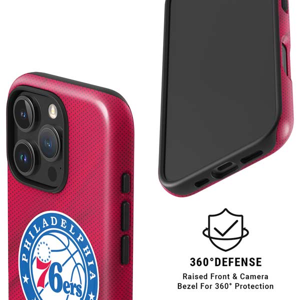 NBA Philadelphia 76ers Jersey iPhone 16 Pro Max Magsafe Impact Case
