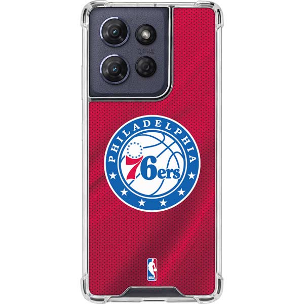 NBA Philadelphia 76ers Jersey Moto G 5G (2025) Clear Case