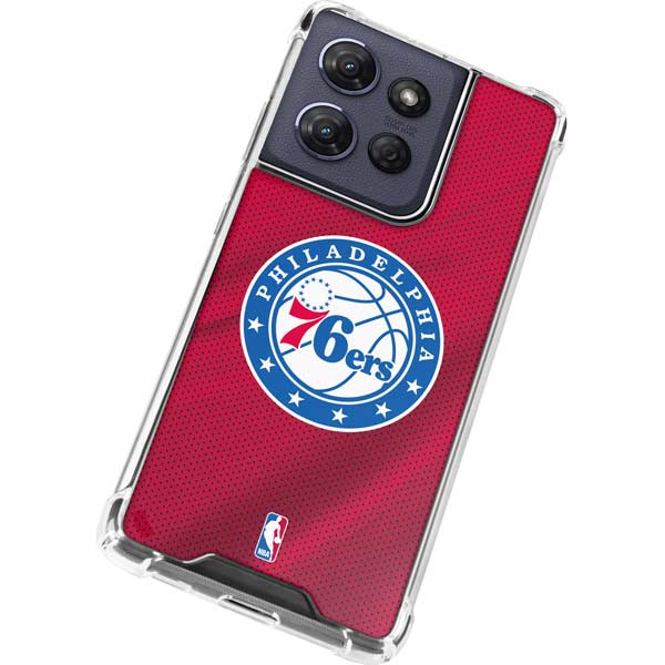 NBA Philadelphia 76ers Jersey Moto G 5G (2025) Clear Case