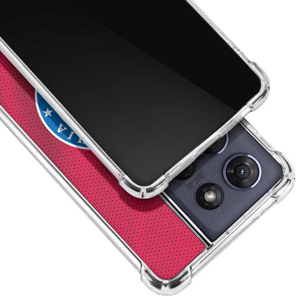 NBA Philadelphia 76ers Jersey Moto G 5G (2025) Clear Case